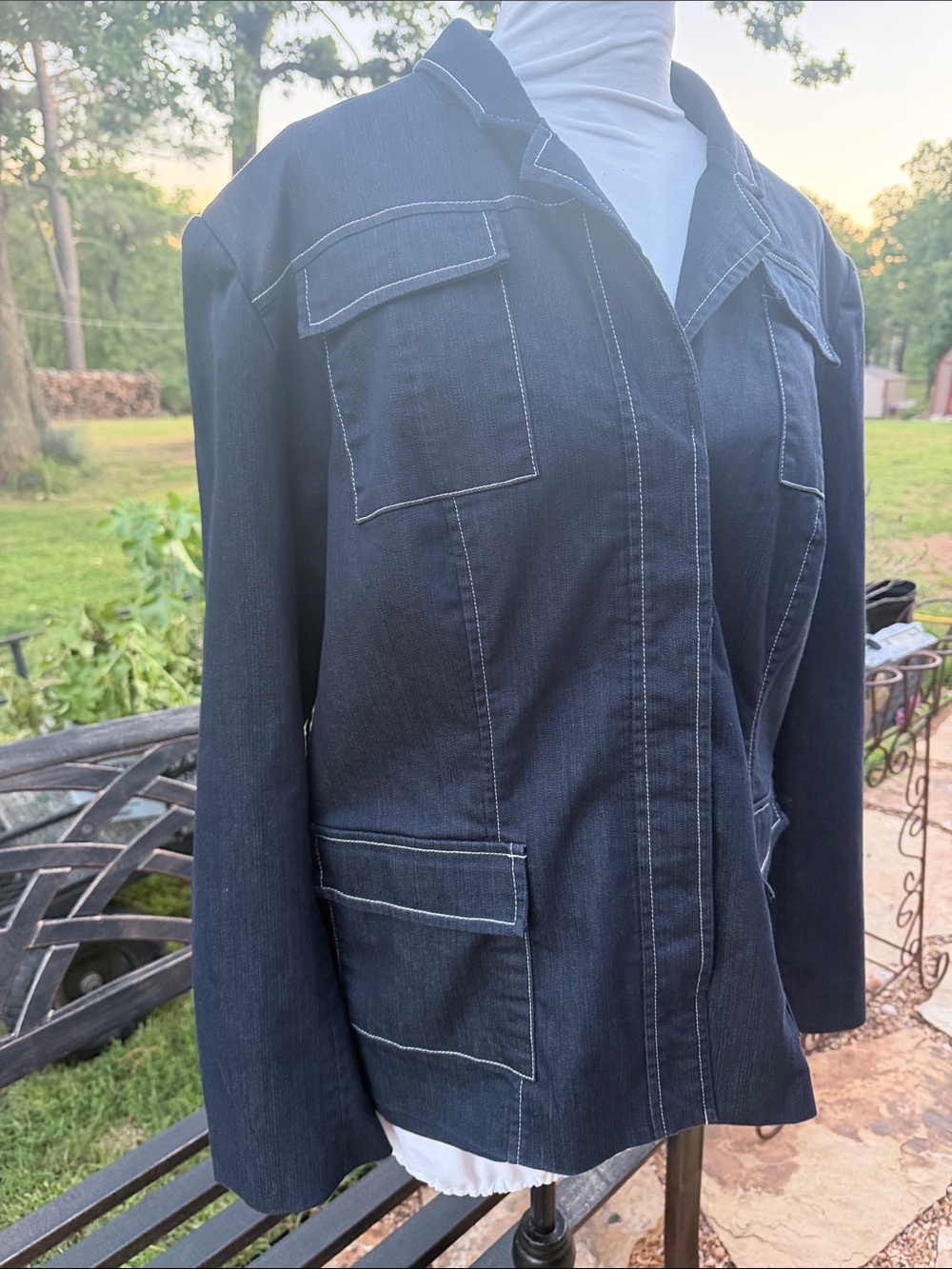 NY&C Denim Jacket …. 291 Hanger - Picture 3 of 14